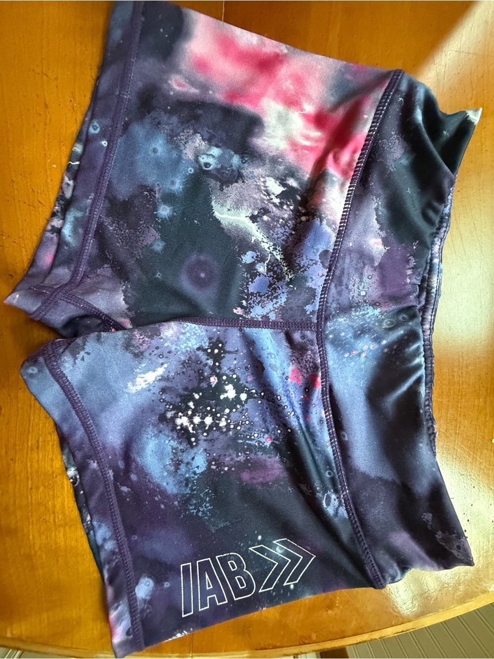 I Am Becoming Galaxy-Print Active Shorts